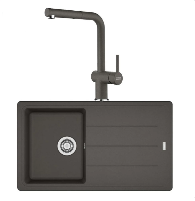 FRANKE BASIS BFG 611 TEK GÖZLÜ SLATE GREY GRANİT EVİYE
