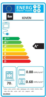 TEKA IOVEN SS SİYAH MAESTRO ANKASTRE FIRIN