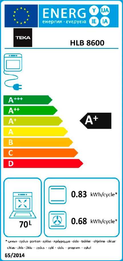 TEKA HLB 8600 WH BEYAZ ANKASTRE FIRIN 111000012