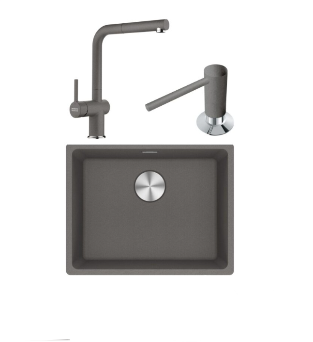 FRANKE MARIS MRG 110-52 STONE GREY GRANİT EVİYE