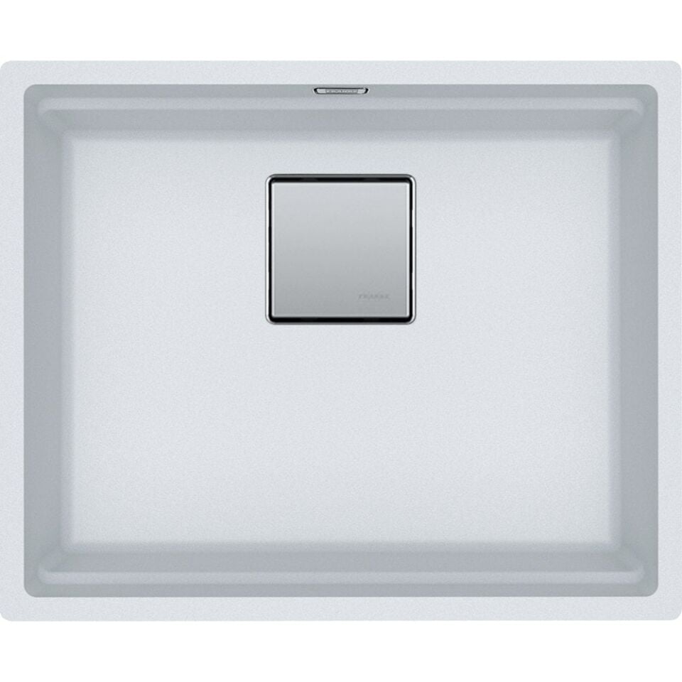 FRANKE KUBUS 2 KNG 110-52 GRANİT BİANCO TEZGAH ALTI EVYE