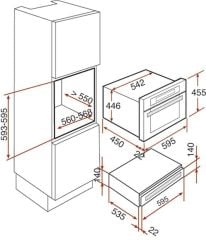 TEKA VS 152 GS PASLANMAZ ÇELİK SİYAH CAM VAKUM MAKİNESİ 40589951
