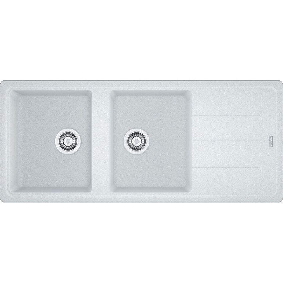 FRANKE BASİS BFG 621 2 GÖZLÜ GRANİT BİANCO EVYE