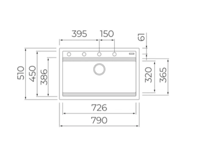 TEKA NOVA 80 WS-TG GRANİT EVİYE