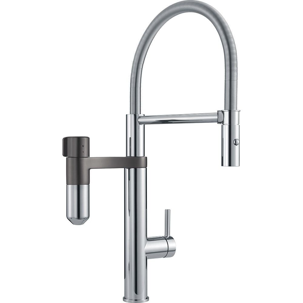 FRANKE VİTAL KAPSÜL FİLTRE SİSTEMİ SPİRALLİ KROM/GUN METAL ARMATÜR