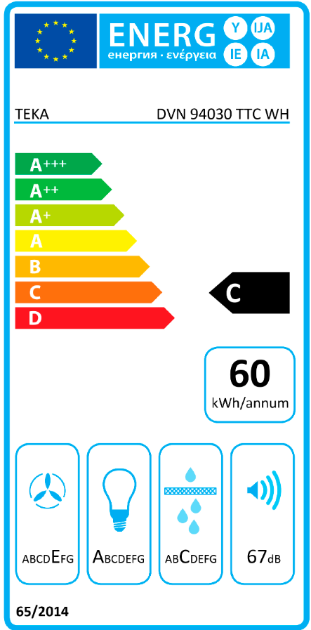 TEKA DVN 94030 TTC DUVAR TİPİ DAVLUMBAZ