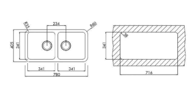 TEKA STAGE BE 2B 780 EVİYE