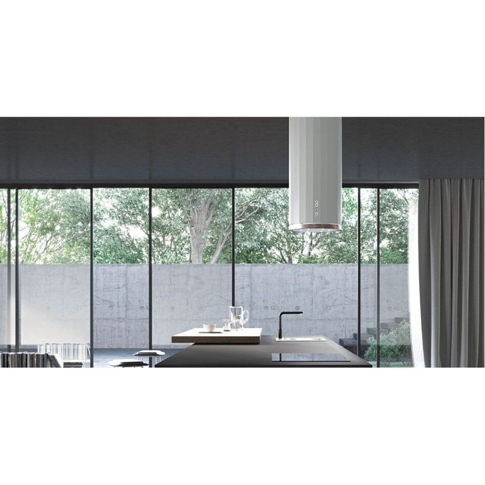 FRANKE FABER CORINTHIA ISOLA EV8 WH W MATT TS A37 BAT BEYAZ TİBET GÜMÜŞÜ ADA DİPİ DAVLUMBAZ