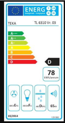 TEKA TL 6310 SÜRGÜLÜ ASPİRATÖR TL 6310
