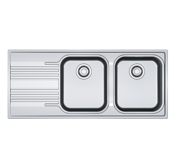FRANKE SRX 621 SOL DAMLALIKLI ÇELİK EVİYE