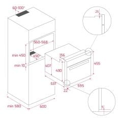 TEKA MWR 32 BIA VN COUNTRY STYLE EDİTİON DAHİLİ MİKRODALGA + IZGARA, 45CM'DE SERAMİK TABANLI