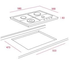TEKA GSC 64320 RBC VN COUNTRY STYLE EDİTİON GAZLI OCAK