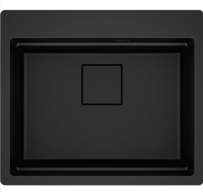 FRANKE KNG PRO 610-53 MATT BLACK EVİYE