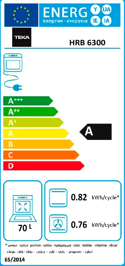 TEKA HRB 6300 AT MULTİFONKSİYONEL FIRIN