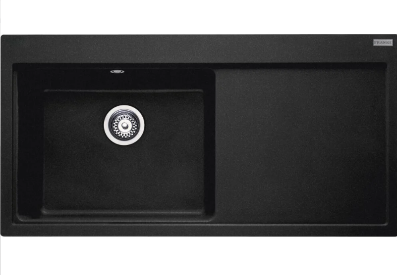 FRANKE MTG 611-100 SAĞ DAMLALIKLI NERO GRANİT EVİYE