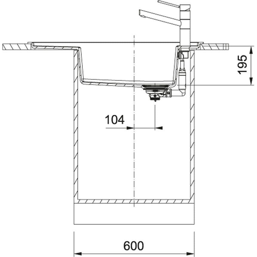 FRANKE FRESNO FSG 611-88 BİANCO FRESNO EVİYE