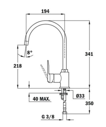 TEKA INCA SERAMİK DİSKLİ KARTUŞ BATARYA