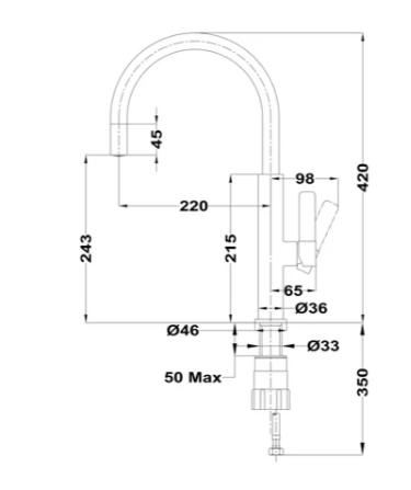 TEKA FOT 995 KROM ARMATÜR