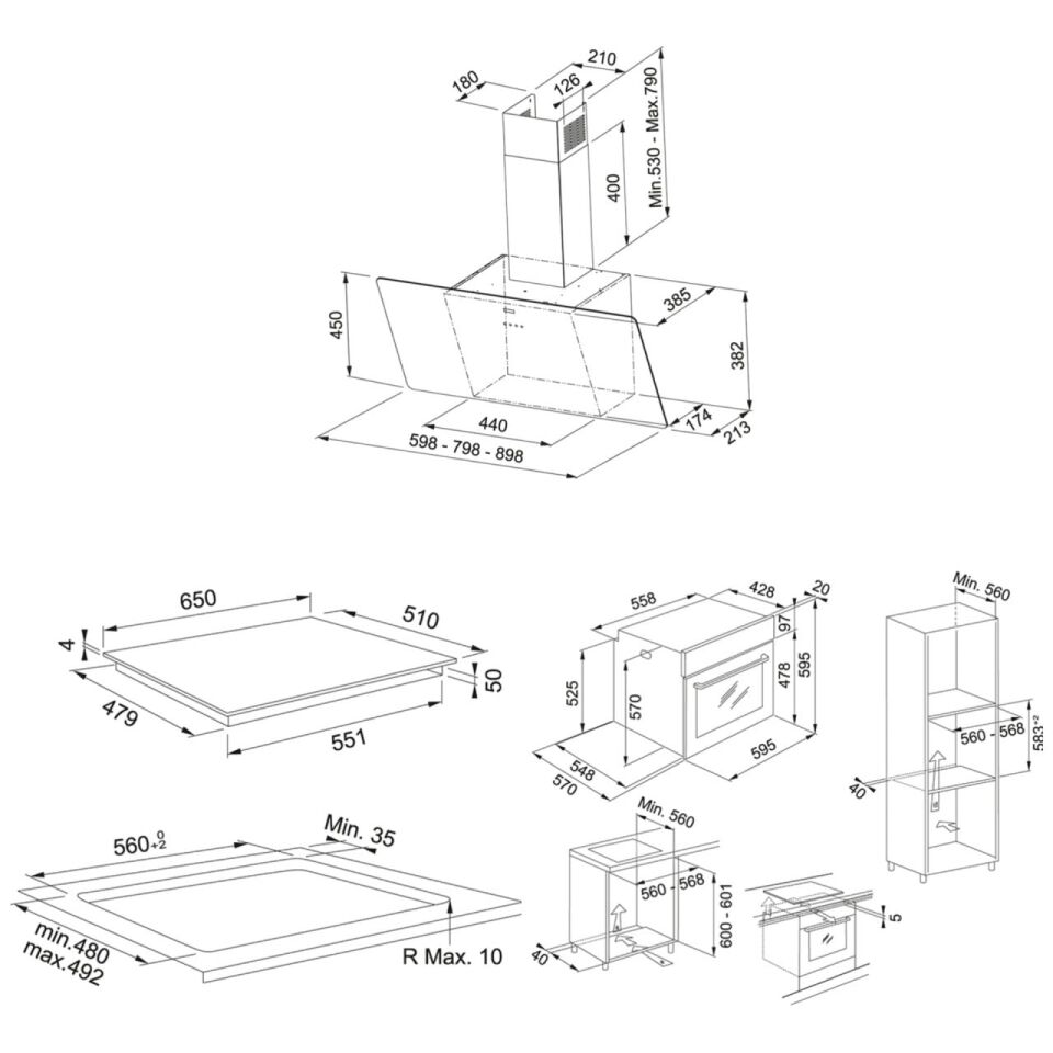 FRANKE FPJ 615 V BK A GLASS VERTİCAL DAVLUMBAZ FSM 654 I B BK SMART İNDÜKSİYONLU OCAK FSL 86 H BK SMART FIRIN ANKASTRE SET