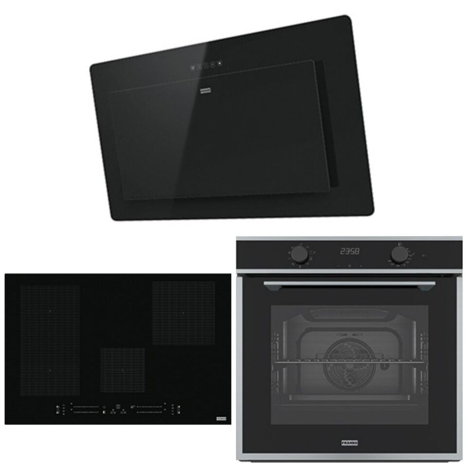 FRANKE FNO 905 BK BLACK GLASS MARİS NEO DAVLUMBAZ FMA 804 I F BK BLACK GLASS MARİS İNDÜKSİYONLU OCAK FMA 86 H XS BLACK GLASS /İNOX MARİS FIRIN ANKASTRE SET