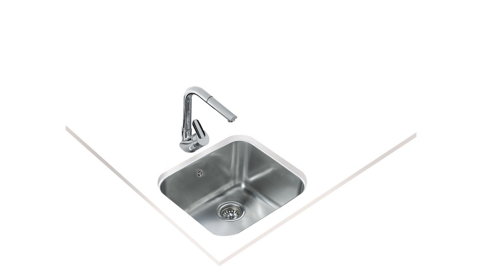 TEKA BE 45.40 MERMERALTI PASLANMAZ ÇELİK EVİYE BİR GÖZ