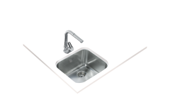 TEKA BE 45.40 MERMERALTI PASLANMAZ ÇELİK EVİYE BİR GÖZ