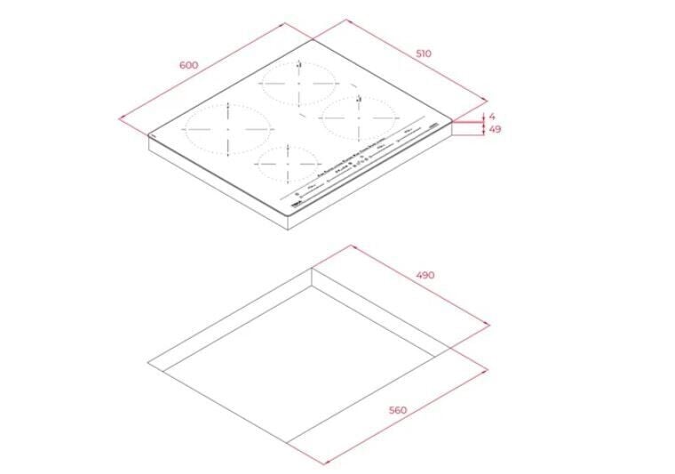 TEKA IZC 64630 WH MST 60 CM 4 PİŞİRME BÖLMELİ İNDÜKSİYON OCAK VE DİRECT FUNCTİON MULTİSLİDER