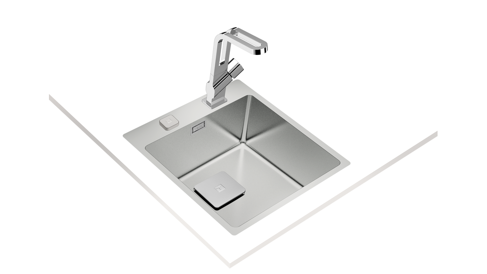 TEKA FORLINEA RS15 2B 40.40 (AUTO) TEK HAZNELİ TEZGAHÜSTÜ/TEZGAHASIFIR (FLUSH) PASLANMAZ ÇELİK EVİYE