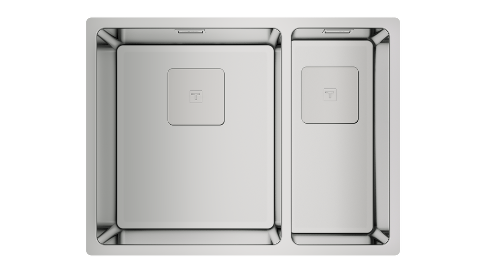 TEKA FLEXLINEA RS15 2B 580 ÇİFT HAZNELİ TEZGAHÜSTÜ/TEZGAHASIFIR (FLUSH) TEZGAHALTI PASLANMAZ ÇELİK EVİYE