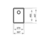 TEKA LİNEA RS15 27.40 OLUN TEK HAZNELİ UNDERMOUNT PASLANMAZ ÇELİK EVYE