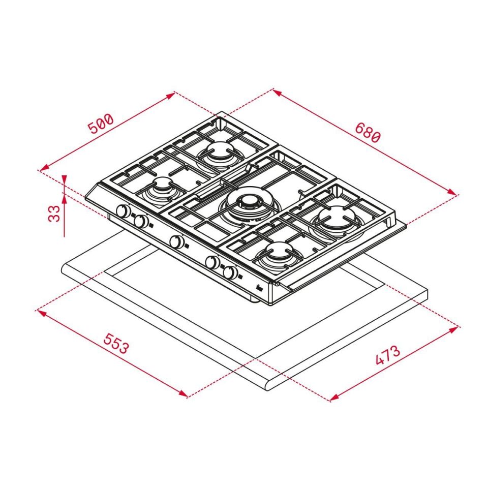 TEKA EX 70.1 5G AI AL DR CI OCAK
