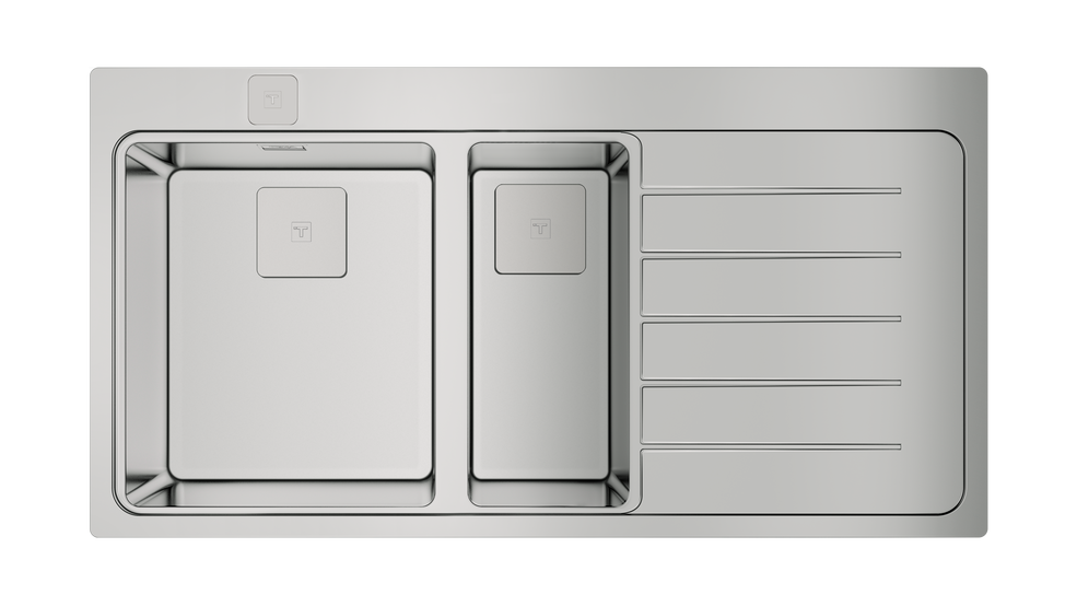 TEKA ZENIT RS15 1½B 1D SAĞ DAMLALIKLI PASLANMAZ ÇELİK EVYE