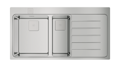 TEKA ZENIT RS15 1½B 1D SAĞ DAMLALIKLI PASLANMAZ ÇELİK EVYE