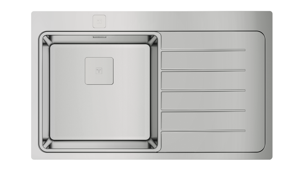 TEKA ZENIT RS15 1B 1D R 86 SAĞ DAMLALIKLI PASLANMAZ ÇELİK EVYE