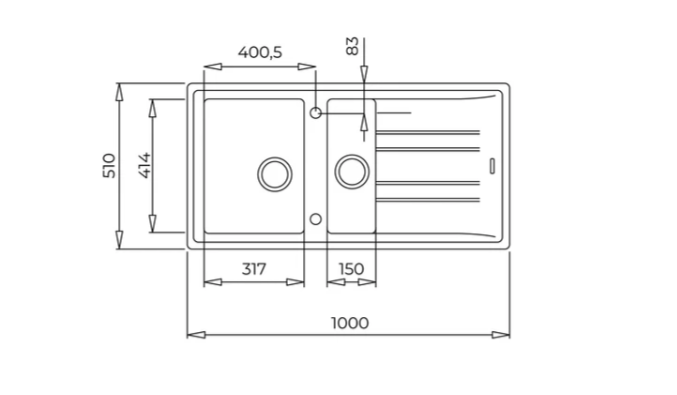 TEKA MAESTRO STONE 60 B-TG CARBON GRANİT EVİYE