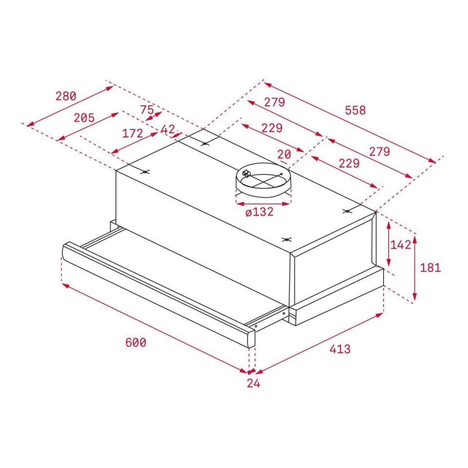 TEKA TL 6310 SÜRGÜLÜ ASPİRATÖR TL 6310