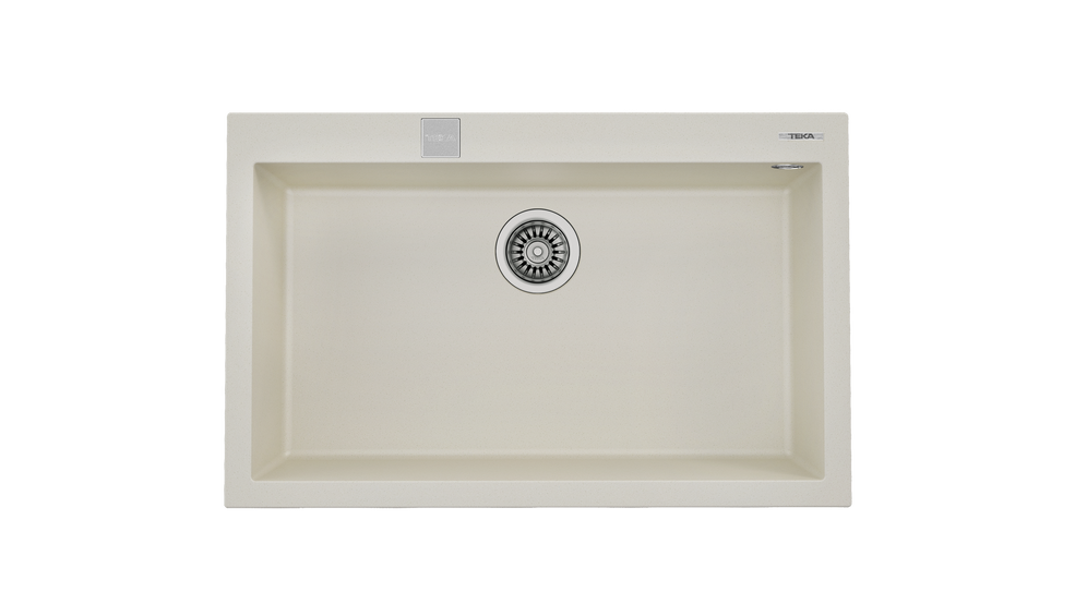 TEKA FORSQUARE 72.40 TG BRİGHT CREAM  TEZGAHÜSTÜ GRANİT EVİYE