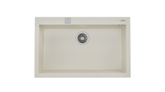 TEKA FORSQUARE 72.40 TG BRİGHT CREAM  TEZGAHÜSTÜ GRANİT EVİYE