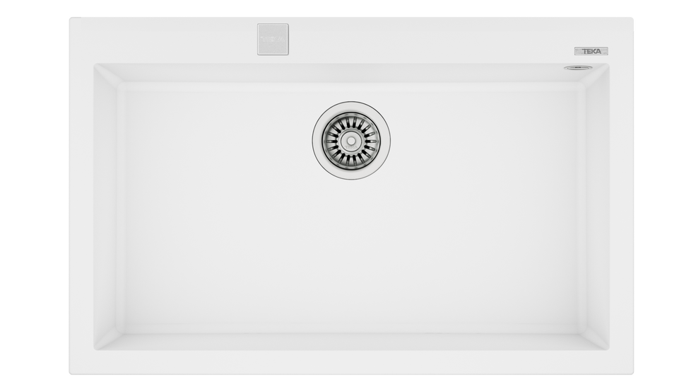 TEKA FORSQUARE 72.40 TG ARTİC WHİTE TEZGAHÜSTÜ GRANİT EVİYE