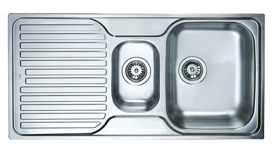 TEKA PRINCESS 60 B DEKORLU  PASLANMAZ ÇELİK EVİYE  SOL