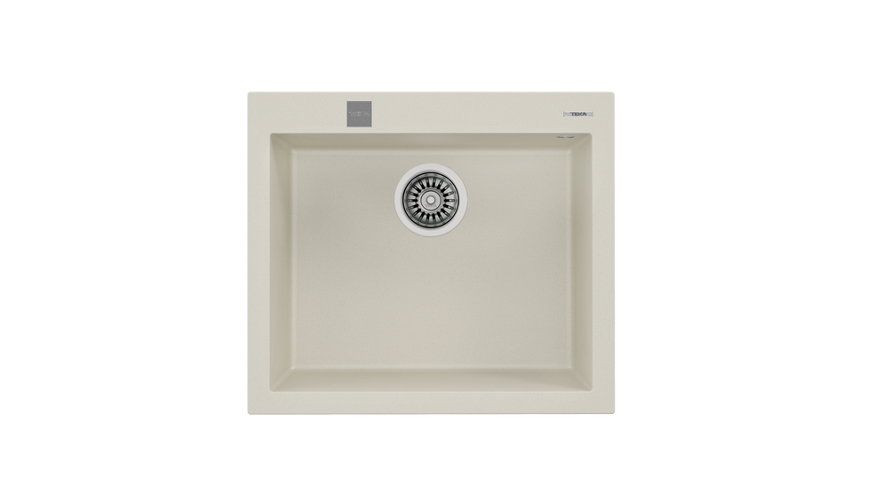 TEKA FORSQUARE 50.40 TG BRİGHT CREAM TEZGAHÜSTÜ GRANİT EVİYE