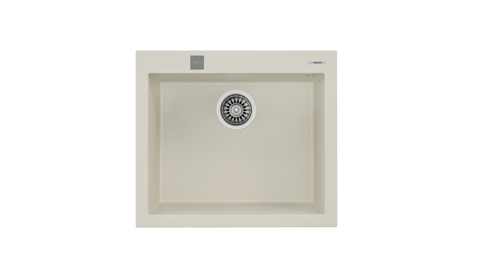 TEKA FORSQUARE 50.40 TG BRİGHT CREAM TEZGAHÜSTÜ GRANİT EVİYE