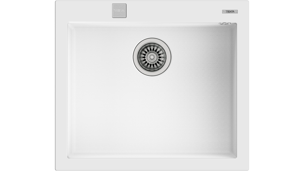 TEKA FORSQUARE 50.40 TG ARCTİC WHİTE TEZGAHÜSTÜ GRANİT  EVİYE