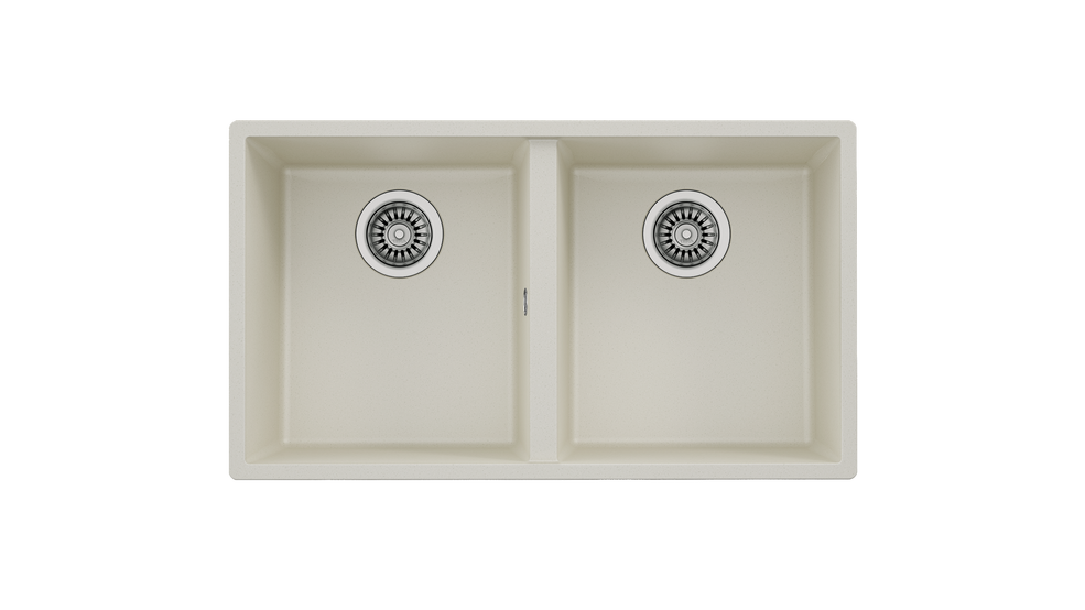 TEKA SQUARE 760 TG BRİGHT CREAM  TEZGAHALTI  GRANİT EVİYE