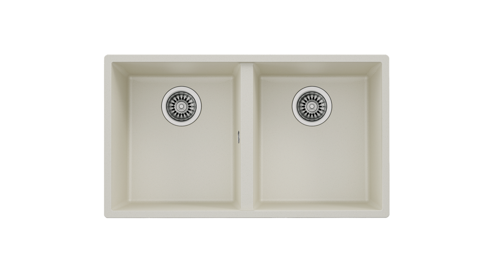 TEKA SQUARE 760 TG BRİGHT CREAM  TEZGAHALTI  GRANİT EVİYE