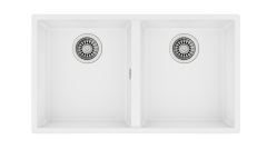 TEKA SQUARE  760 TG ARCTİC WHİTE TEZGAHALTI  GRANİT EVİYE