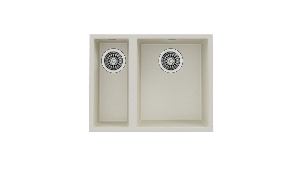 TEKA SQUARE 560 TG BRİGHT CREAM TEZGAHALTI GRANİT EVİYE