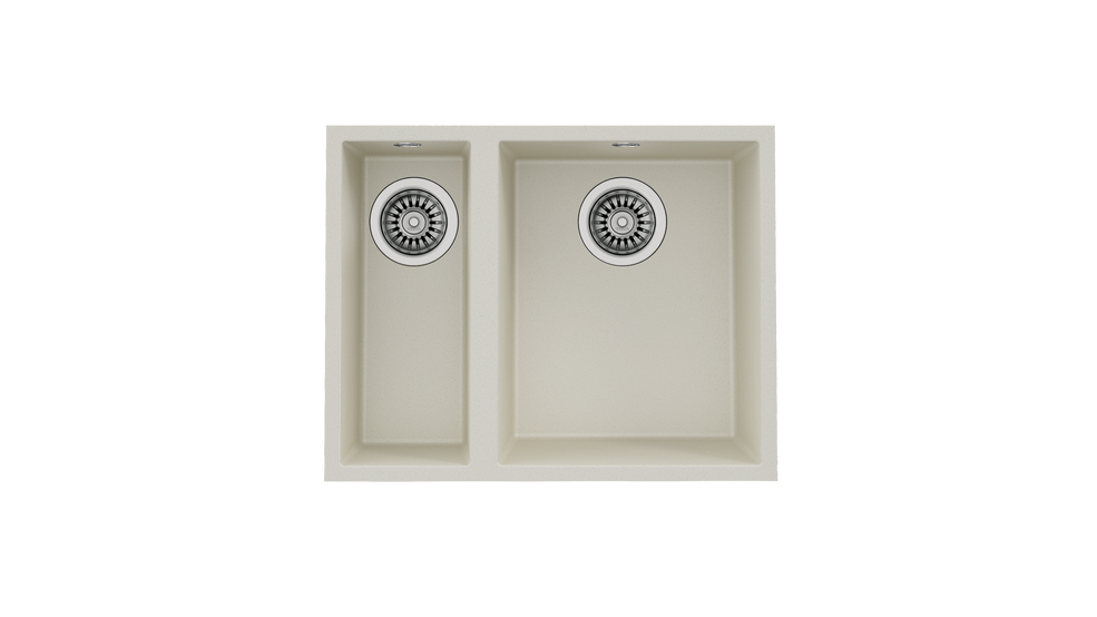 TEKA SQUARE 560 TG BRİGHT CREAM TEZGAHALTI GRANİT EVİYE