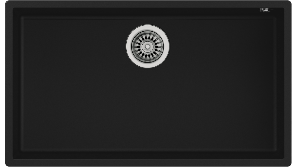 TEKA SQUARE 72.40 TG BLACK TEZGAHALTI GRANİT EVİYE