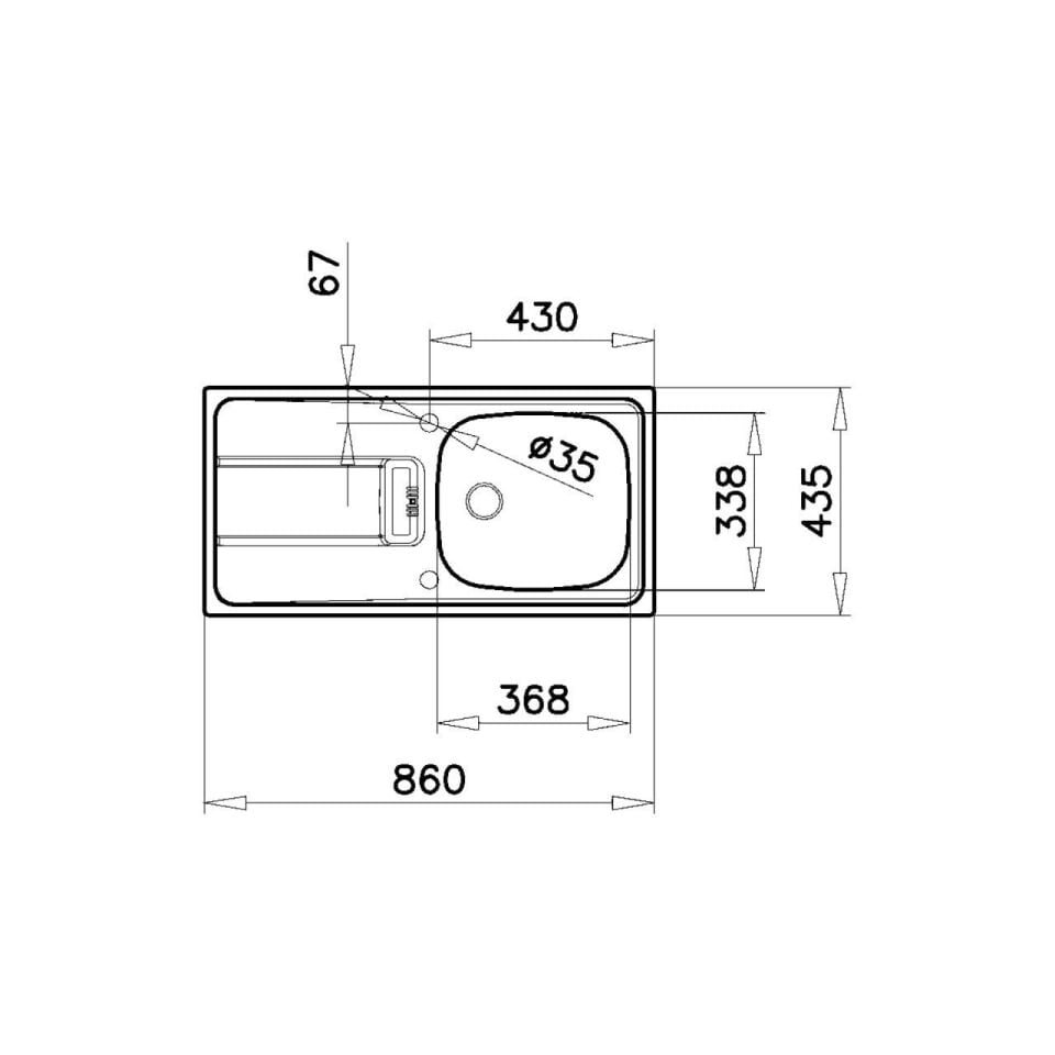 TEKA GRAVITY 45 E-XN 1B 1D SOL DEKORLU
